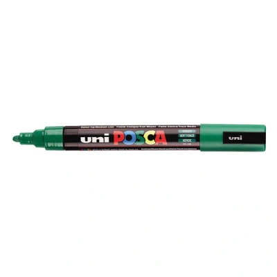 Image de UNIBALL MARQUEUR POSCA PC5M VERT FONCE