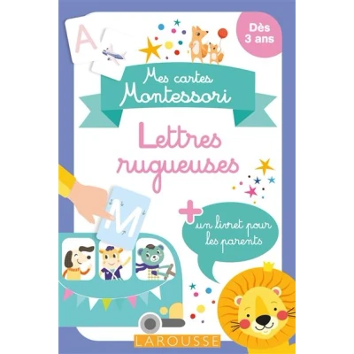 Image de Mes cartes Montessori : Lettres rugueuses