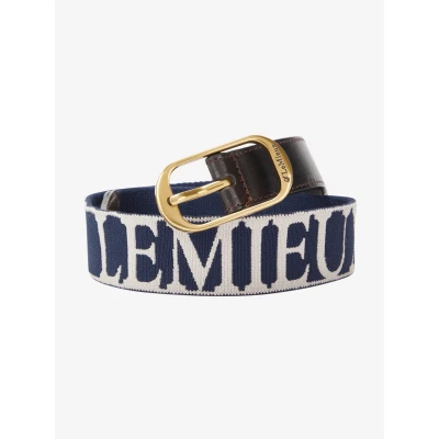 Image de LeMieux Ceinture Eddie Elasticated Marine/Stone