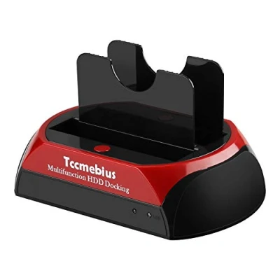 Afbeelding van Harde Schijf Docking Station, Tccmebius TCC S867 US USB 2.0 Naar 2.5 3.5 inch SATA IDE Dual Slot Externe Behuizing, Voor 2.5&quot;3.5&quot; I/II/III HDD SSD