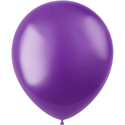 Afbeelding van Ballonnen Violet Paars Metallic 33cm 10 stuks
