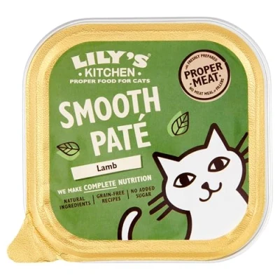 Afbeelding van 19x 85g Lily&#039;s Kitchen Smooth Paté Lam Selection kattenvoer nat