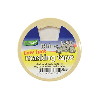 Afbeelding van Ultratape LTMT1 plakband met lage hechting, 25 mm