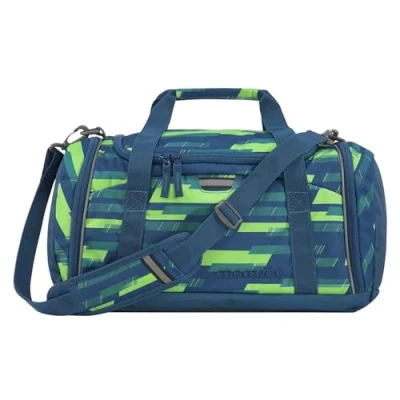 Afbeelding van coocazoo Sporttas voor kinderen, Maat: One Size, Lime stripe