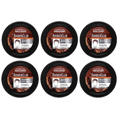 Afbeelding van L&#039;Oréal Paris Men Expert Barber Club verdikkingspasta, 6 x 75 ml, tubes