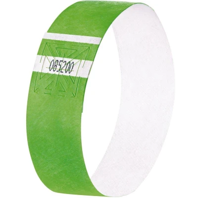Afbeelding van Sigel Si Eb212 Evenementenbandjes Super Soft, 255X25Mm 120 Stuks Neon Groen