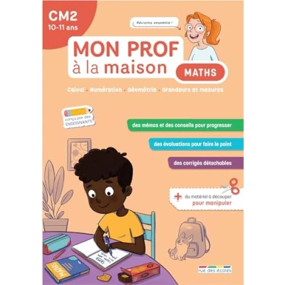Afbeelding van MON PROF A LA MAISON CM2 MATHEMATIQUES