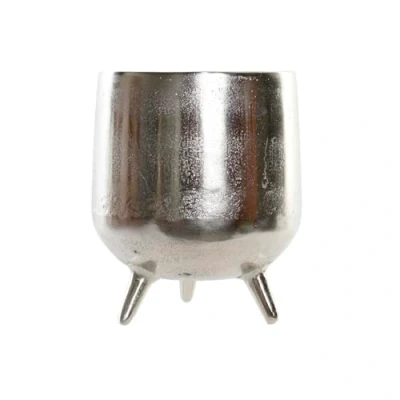 Afbeelding van Middenstuk Home ESPRIT Zilverkleurig Aluminium Modern 21 x 25 cm