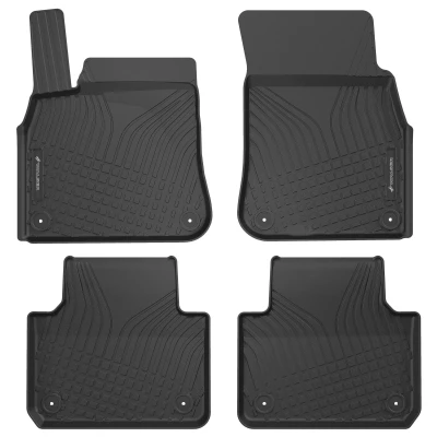 Afbeelding van WALSER 100160 Vloermatset TPE (thermoplastische elastomeer) zwart VOLKSWAGEN: Touareg III (CR7) 3.0 eHybrid 4motion, TDI, 2.0 TSI 4motion