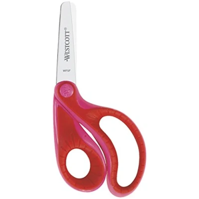 Afbeelding van Schaar Westcott Ergo soft grip junior roze