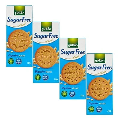 Afbeelding van Set van 4 originele suikervrije spijsverteringskoekjes 245 g