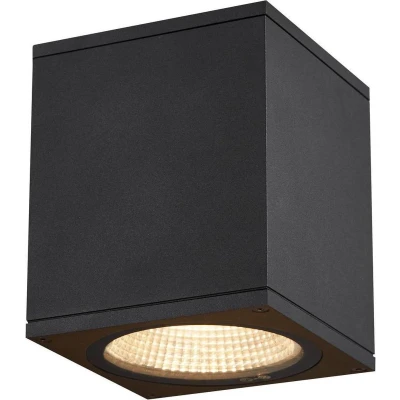 Afbeelding van SLV 1003421 ENOLA SQUARE M LED plafondlamp vast ingebouwd 10 W Antraciet