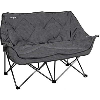 Afbeelding van Brunner 0404041N.C06 Comfortabele en opvouwbare bank, Action Sofa zwart, belasting 100 kg, gewicht 5 kg