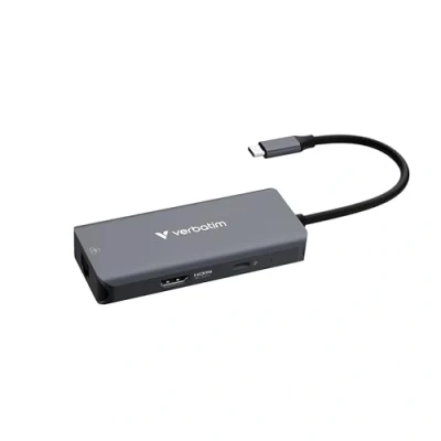 Image de Verbatim Station d&#039;accueil pour ordinateur portable USB C HDMI 1GbE