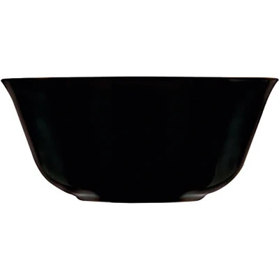 Afbeelding van Kom Luminarc Carine Negro Zwart Glas 12 cm Multifunctioneel (24 Stuks)