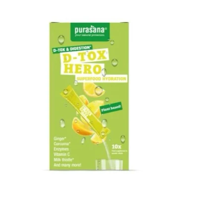 Afbeelding van Purasana Hydration superfoods d tox hero 45g