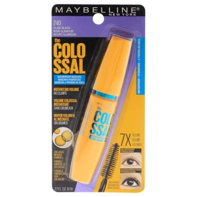 Afbeelding van Maybelline The Colossal Waterproof Mascara 240 Glam Black