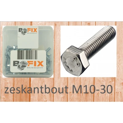 Afbeelding van Bofix Zeskantbout M10 30 (12st)