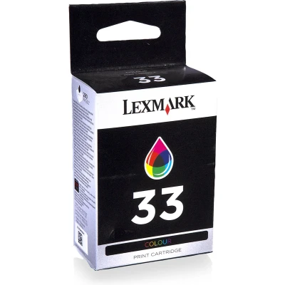 Afbeelding van Lexmark 33 Inktcartridge Geel / Magenta Cyaan Hoge capaciteit