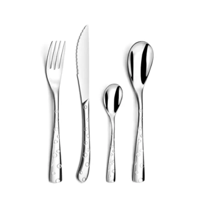 Image de Amefa coffret de 24 couverts gamme flocon acier inox 0558