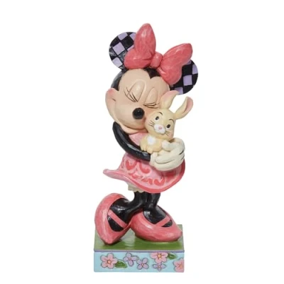 Afbeelding van Disney Traditions Minnie figuur met konijn
