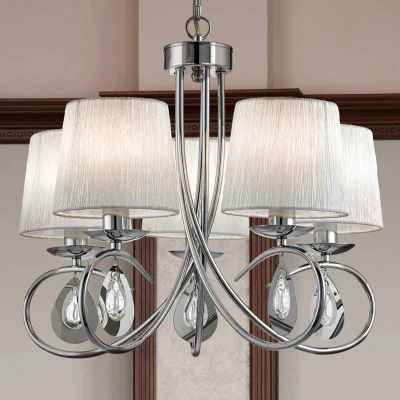 Afbeelding van Prachtige hanglamp Angelique 5 lichtbronnen