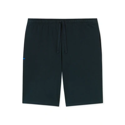 Afbeelding van Schiesser Bermuda Heren Pyjamabroek donkerblauw Maat S
