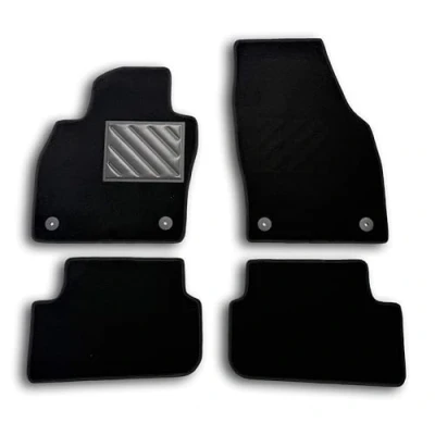 Afbeelding van Vloermatten voor Seat Arona vanaf 2017 op maat gemaakt, antislip, versterkte rubberen hielbekleding, bevestigingsknoppen