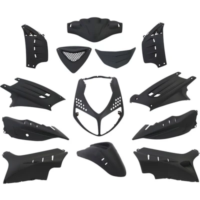 Afbeelding van Plaatset 13 delig Edge voor Peugeot Speedfight 2 mat zwart