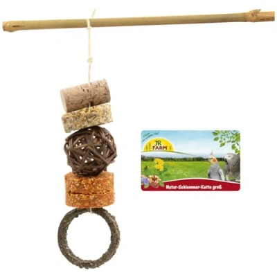 Afbeelding van JR Farm Natuurlijke Smulketting grote parkiet &amp; papegaai 100 g