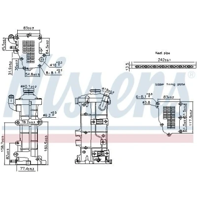 Afbeelding van NISSENS 989503 EGR koeler IVECO: DAILY 4 Kasten/Kombi