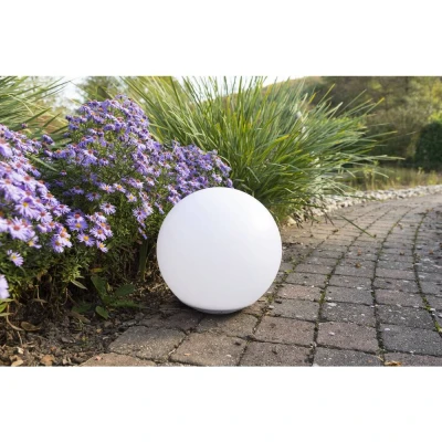 Afbeelding van Heitronic Globo 37234 Decolamp op zonne energie Solarbol LED 0.4 W RGBW Wit