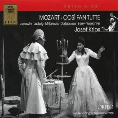 Afbeelding van Gundula Janowitz, Christa Ludwig, Walter Berry, Wiener Staatsoper, Josef Krips Mozart: Cosi Fan Tutte (2 CD)