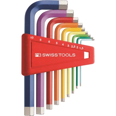 Afbeelding van PB210 H 10 RB inbussleutelset, Rainbow