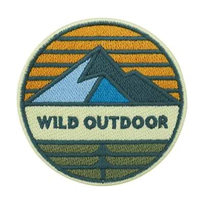 Afbeelding van Adventure Collection Wild Outdoor Berg strijkpatch met strijkijzer voor wandelaars, rugzak, Finally Home