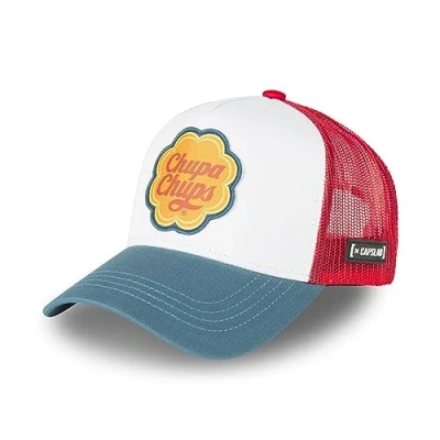 Afbeelding van [ X ] Capslab Chupa Chups, pet voor dames en heren, truckerpet, origineel authentiek, Wit.