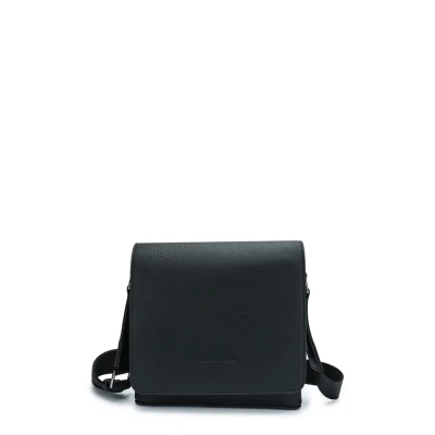 Afbeelding van Carlheim Crossbody bag, Cross Wear Kai, echt leer, zwart, Zwart