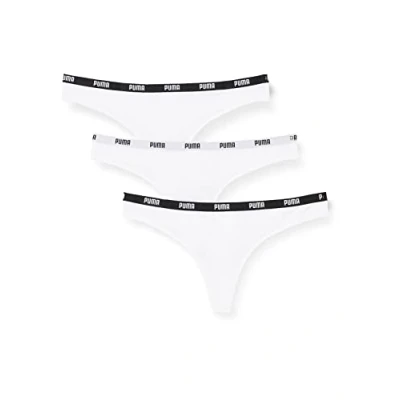 Afbeelding van Puma 3 PACK String, Dames, Maat: Large, White