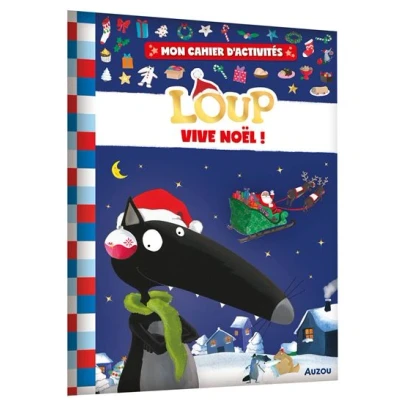 Image de Mon cahier d&#039;activités loup Vive noël !