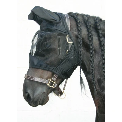 Afbeelding van Harry&#039;s Horse Vliegenmasker Flyshield XXS Zwart