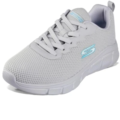 Afbeelding van Skechers Bobs B Flex Chill Edge 118106 LTGY, Mannen, Grijs, Sneakers, maat: 45