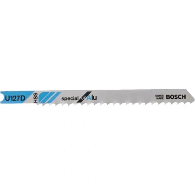 Afbeelding van Bosch Accessories 2608631512 Decoupeerzaagblad U 127 D, Special for Aluminium 3 stuk(s)