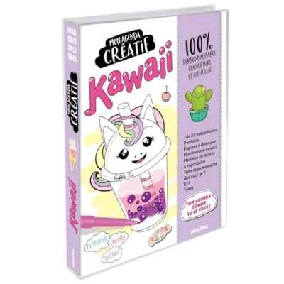Afbeelding van MON AGENDA CREATIF KAWAII 2025 2026