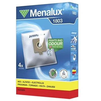 Image de Menalux 1803 4 sacs aspirateur compatible pour hoover progress freespace + 1 filtre moteur micro