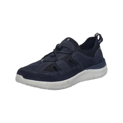 Afbeelding van Josef Seibel Sneakers laag, Heren, Maat: 43, Dunkelblau kombi Leer en textiel