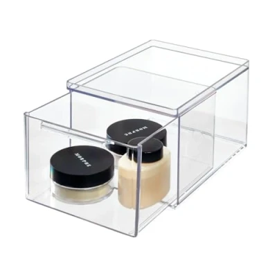 Afbeelding van The Home Edit opberglade stapelbaar Vanity Small hoog