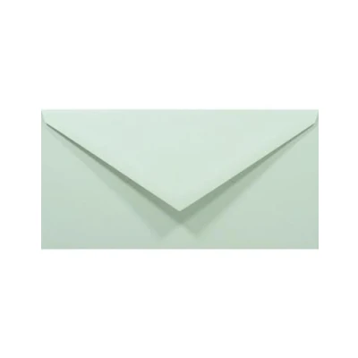 Afbeelding van Netuno 50 stuks pastelgroene enveloppen DIN lang 110 x 220 mm 80 g regenbooggroen voor bruiloft, verjaardag, doop, Kerstmis