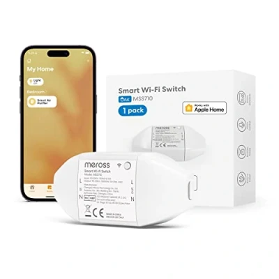 Afbeelding van Meross Smart Wi Fi Switch Apple HomeKit compatible