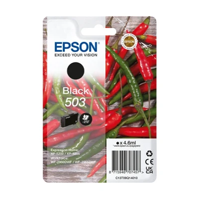 Image de Epson 503 4.6 ml noir original blister cartouche d&#039;encre pour EPL 5200; RIP Station WorkForce WF 2960