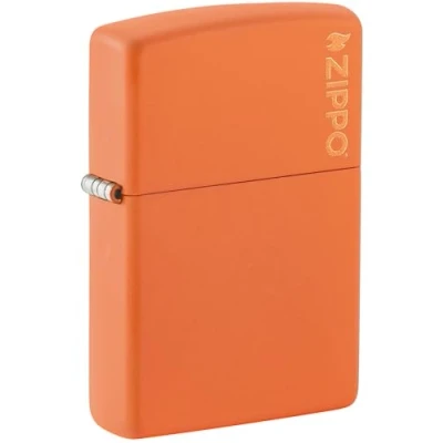 Afbeelding van Aansteker Zippo Orange Matte with Logo